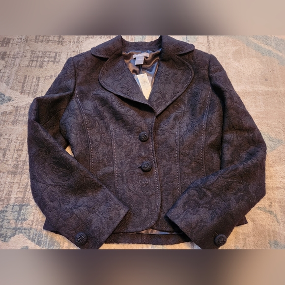 Ann Taylor Wool Suit Set. Black. Size 6. NWT. - Picture 5 of 9